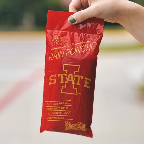 I-State Cardinal & Gold Adult Poncho